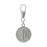 Silver-Tone Saint Francis of Assisi Attachable Pet Collar Tag