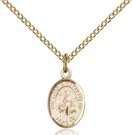 Gold-Filled Lord Is My Shepherd Necklace Set