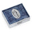 Silver-Tone and Blue Enamel Mary Rosary Box