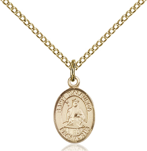 Gold-Filled Saint Walburga Necklace Set