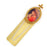 14K Gold-Dipped Christ Bearing Cross Bookmark