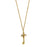 14K Gold-Dipped Crystal Angel Heart Necklace