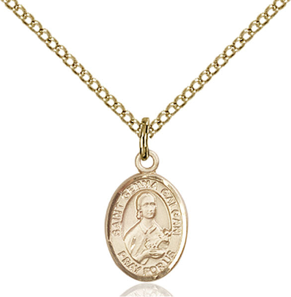 Gold-Filled Saint Gemma Galgani Necklace Set