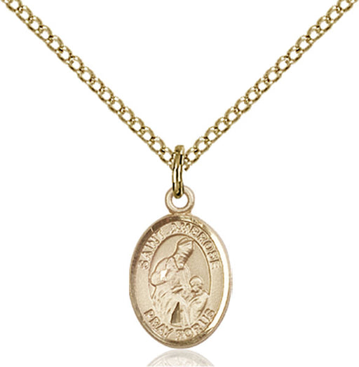 Gold-Filled Saint Ambrose Necklace Set