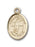 14K Gold Saint Sebastian Volleyball Pendant