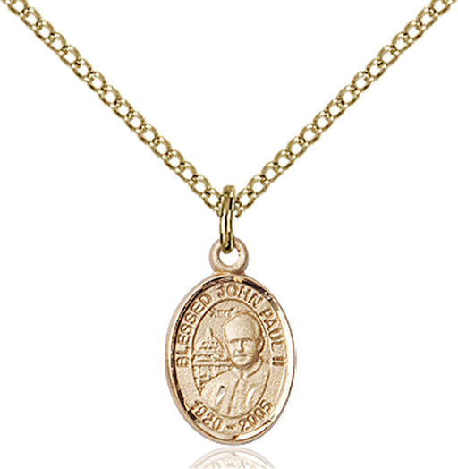 Gold-Filled Pope John Paul II Necklace Set