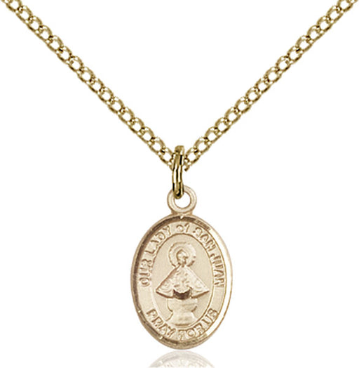 Gold-Filled Our Lady of San Juan Necklace Set