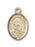 14K Gold Saint Bernard of Montjoux Pendant