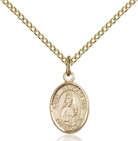 Gold-Filled Saint Wenceslaus Necklace Set
