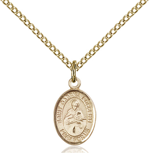 Gold-Filled Saint Gabriel Possenti Necklace Set