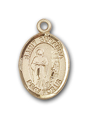14K Gold Saint Susanna Pendant