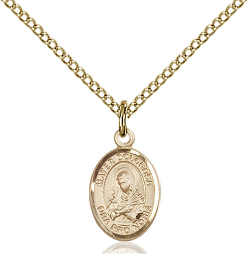 Gold-Filled Mater Dolorosa Necklace Set