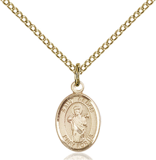 Gold-Filled Saint Aedan of Ferns Necklace Set
