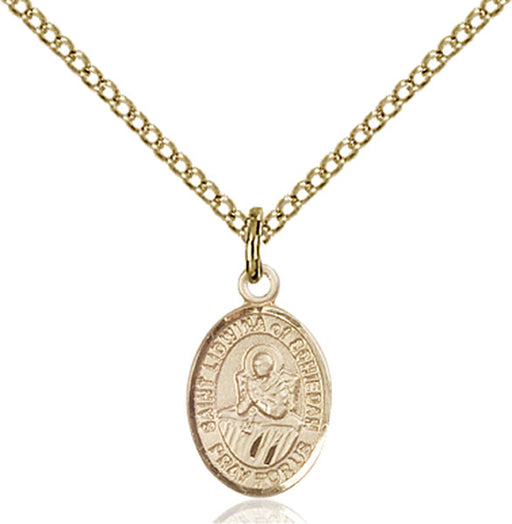 Gold-Filled Saint Lidwina of Schiedam Necklace Set