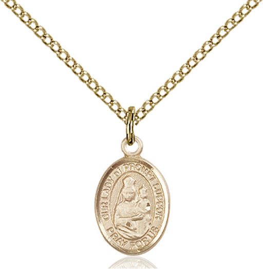 Gold-Filled Our Lady of Prompt Succor Necklace Set