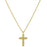 14K Gold-Dipped Cross Necklace