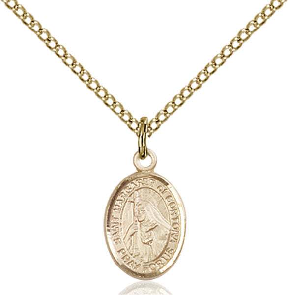 Gold-Filled Saint Margaret of Cortona Necklace Set