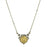 Silver-Tone and 14K Gold-Dipped Crystal Mary and Child Necklace
