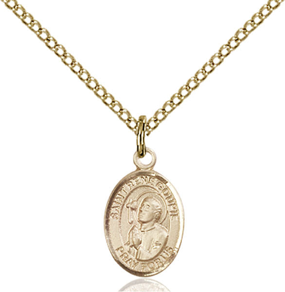 Gold-Filled Saint Rene Goupil Necklace Set