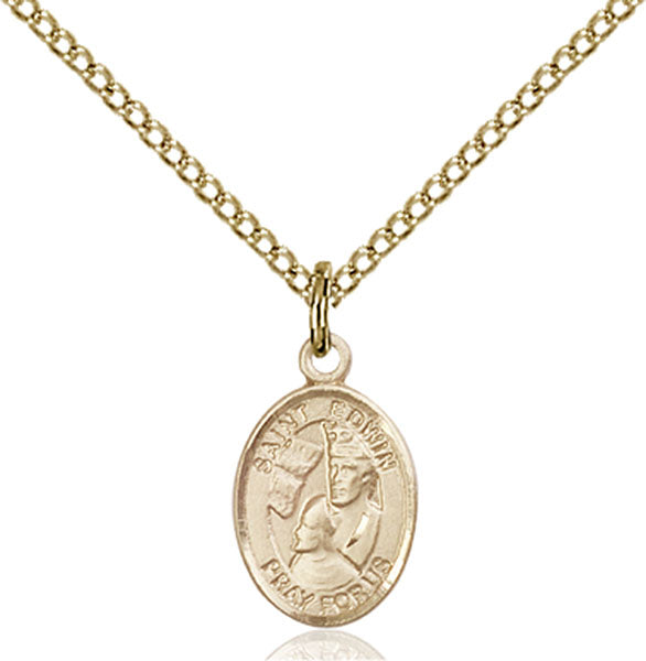 Gold-Filled Saint Edwin Necklace Set