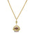 14K Gold-Dipped 3-Sided Enamel Spinner Necklace
