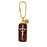Gold and Silver-Tone Red Enamel Papal Crucifix Key Fob