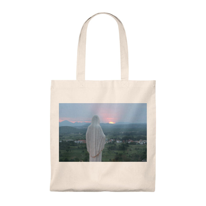 Our Mother at Sunset Tote Bag