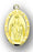 3/4-inch Solid 14kt. Gold Miraculous Medal with 14kt. Jump Ring Boxed