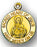 13/16-inch Solid 14kt. Gold Sacred Heart of Jesus Medal with 14kt. Jump Ring Boxed