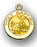 3/4-inch Solid 14kt. Gold Holy Baptism Medal with 14kt. Jump Ring Boxed