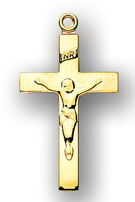 Solid 14kt. Gold Crucifix