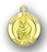 3/4-inch Solid 14kt. Gold Round Saint Anthony Medal with 14kt. Jump Ring Boxed