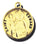 7/8-inch Solid 14kt. Gold Round Saint Edward Medal with 14kt. Jump Ring Boxed