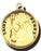 7/8-inch Solid 14kt. Gold Round Saint Henry Medal with 14kt. Jump Ring Boxed