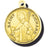 7/8-inch Solid 14kt. Gold Round Saint Richard Medal with 14kt. Jump Ring Boxed