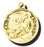 7/8-inch Solid 14kt. Gold Round Saint Thomas Medal with 14kt. Jump Ring Boxed