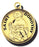 7/8-inch Solid 14kt. Gold Round Saint Dorothy Medal with 14kt. Jump Ring Boxed