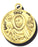 7/8-inch Solid 14kt. Gold Round Saint Emily Medal with 14kt. Jump Ring Boxed