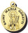 7/8-inch Solid 14kt. Gold Round Saint Maria Goretti Medal with 14kt. Jump Ring Boxed