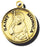 7/8-inch Solid 14kt. Gold Round Saint Monica Medal with 14kt. Jump Ring Boxed