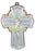 6 1/2-inch x 4 1/2-inch Sterling Silver -inchByzantine-inch Style Crucifix