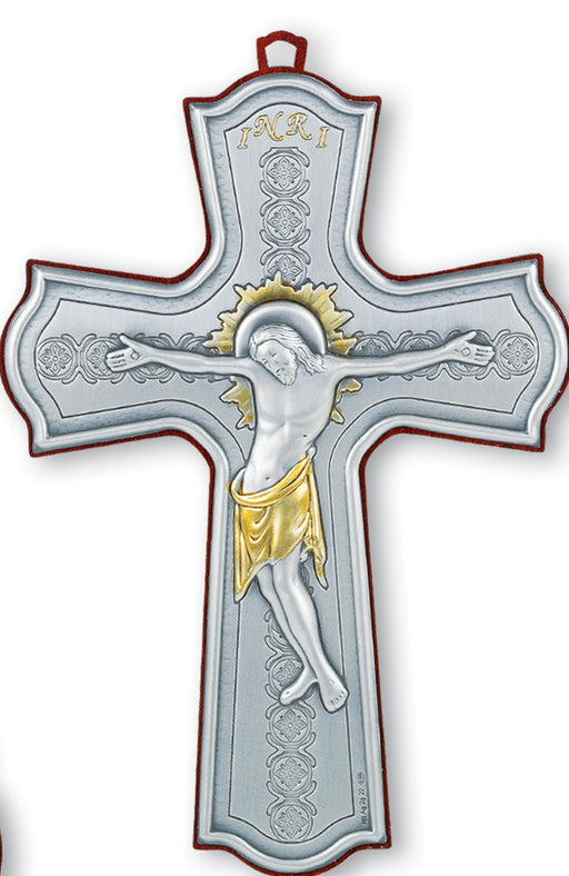 6-inch x 4-inch Sterling Silver -inchByzantine-inch Style Crucifix