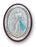 3-inch x 2-inch Sterling Silver Divine Mercy Plaque