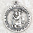 Antique Silver Saint Christopher 24-inch chain/card