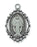 Antique Silver Miraculous with 18-inch Chain