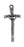 Antique Silver Papal Crucifix with 24-inch Chain