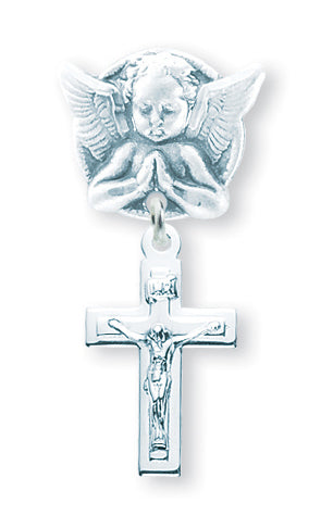 Sterling Silver Baby Cross Pin