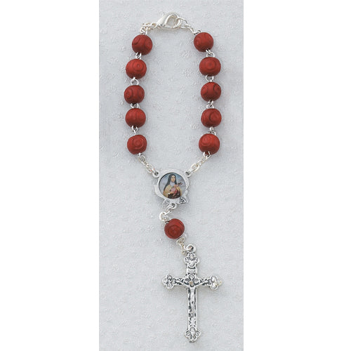 Saint Therese Auto Rosary/Carded