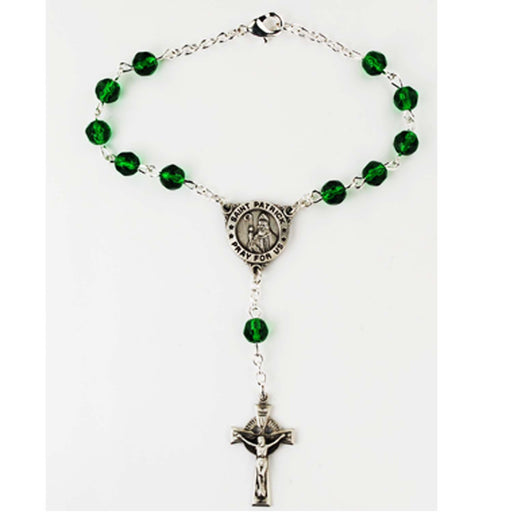 6MM Green Irish Auto Rosary
