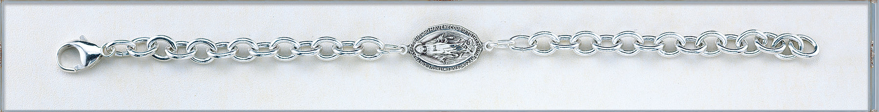 Solid Sterling Silver Link Bracelet